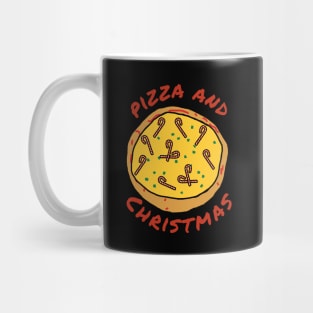 Pizza and Christmas Food Mug